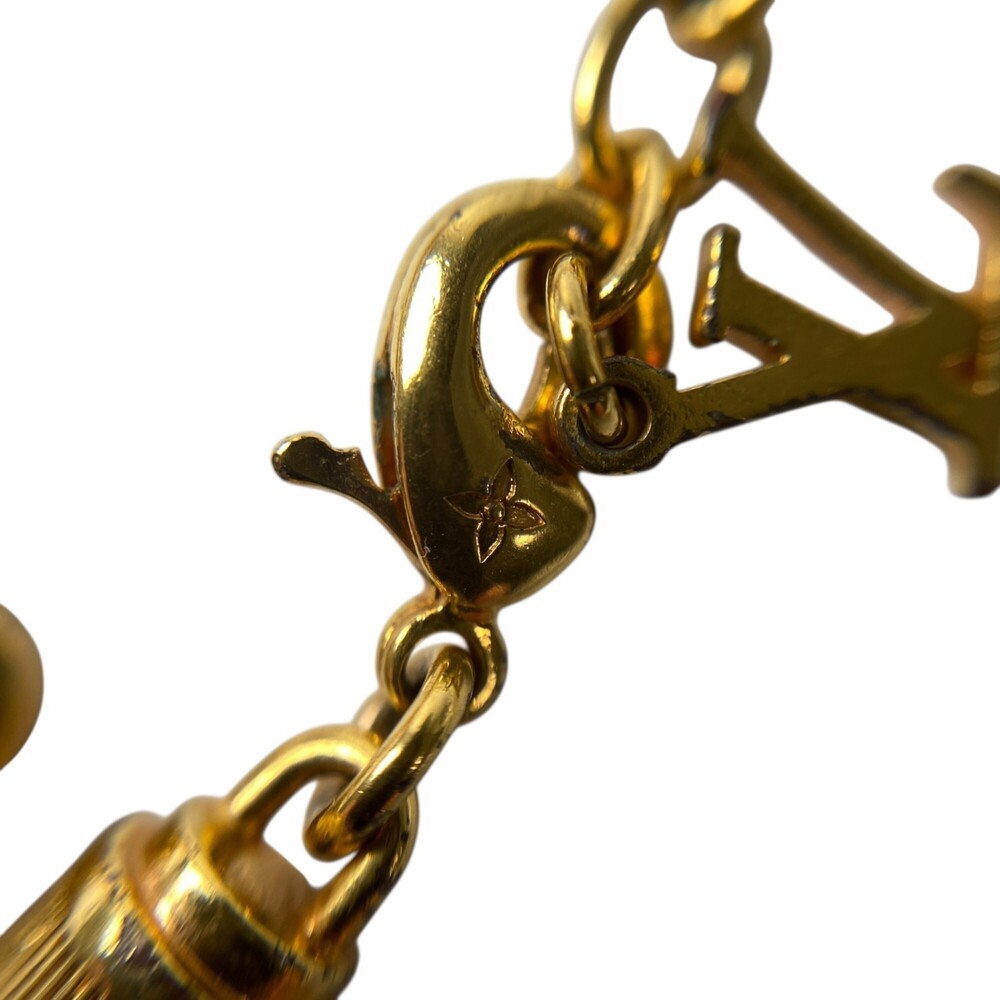 LOUIS VUITTON Gold Necklace - Picture 8 of 9